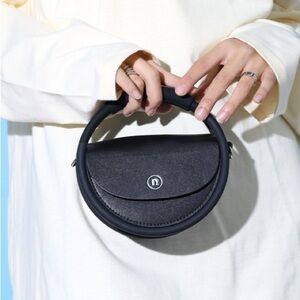 Nana Nana Black Hoop Mini Bag